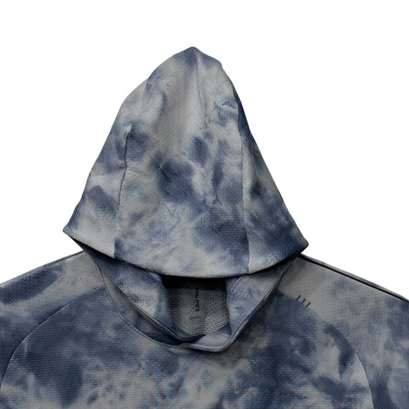 Lululemon Textured Tech Hoodie Diamond Dye Mens Size Medium‎ EUC - Picture 2 of 11
